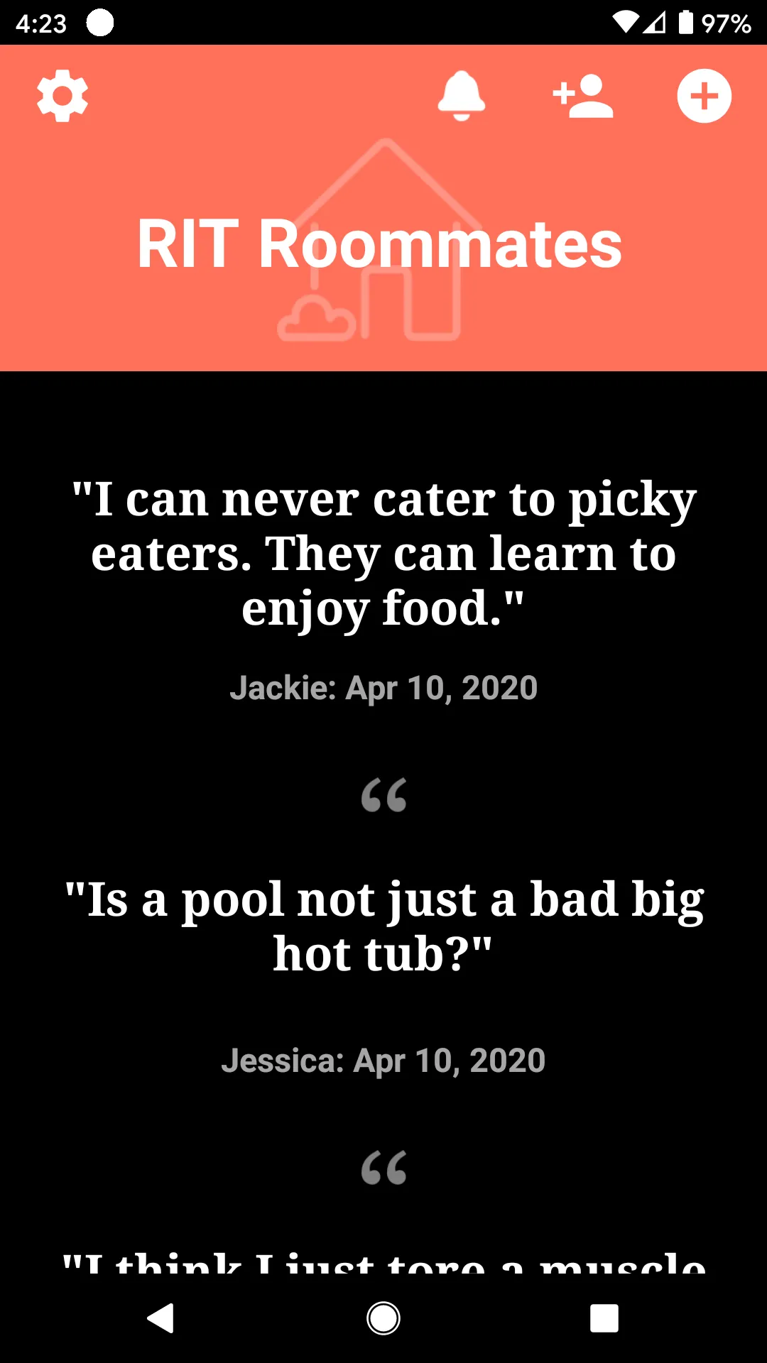 QuoteJar | Indus Appstore | Screenshot