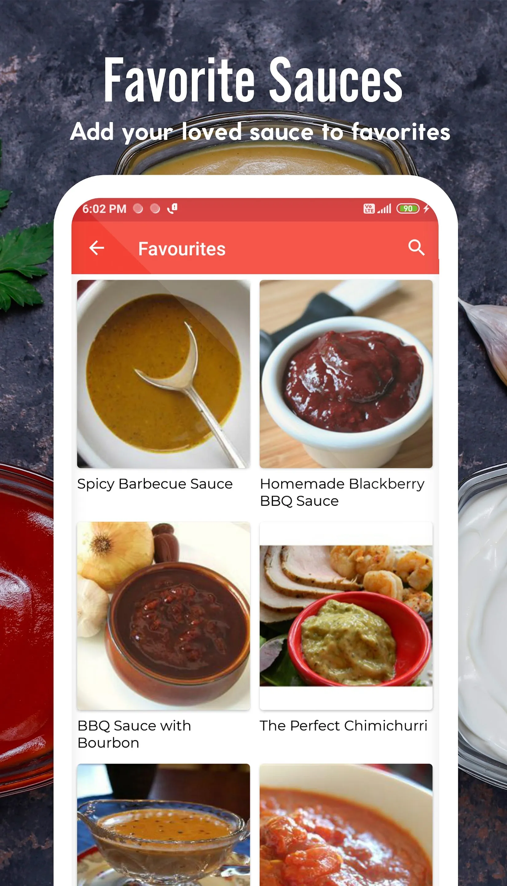 Sauce Recipes | Indus Appstore | Screenshot