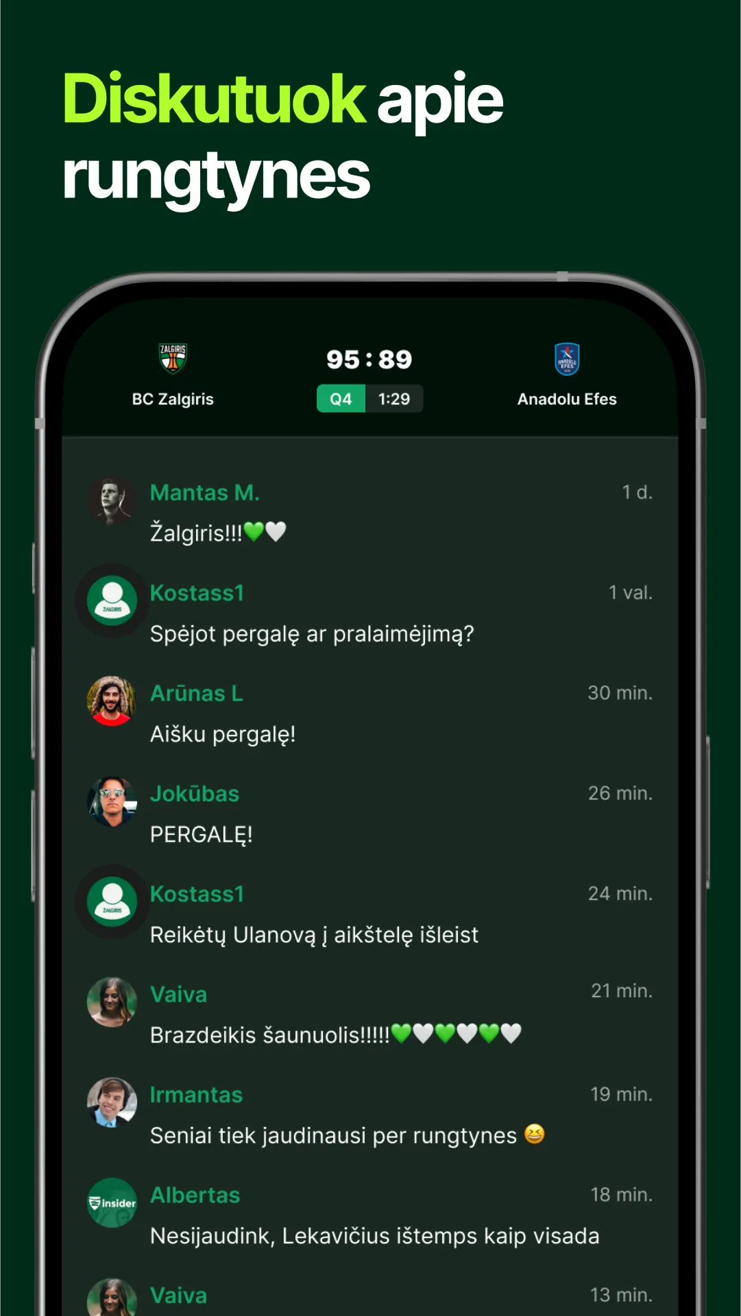 Žalgiris | Indus Appstore | Screenshot