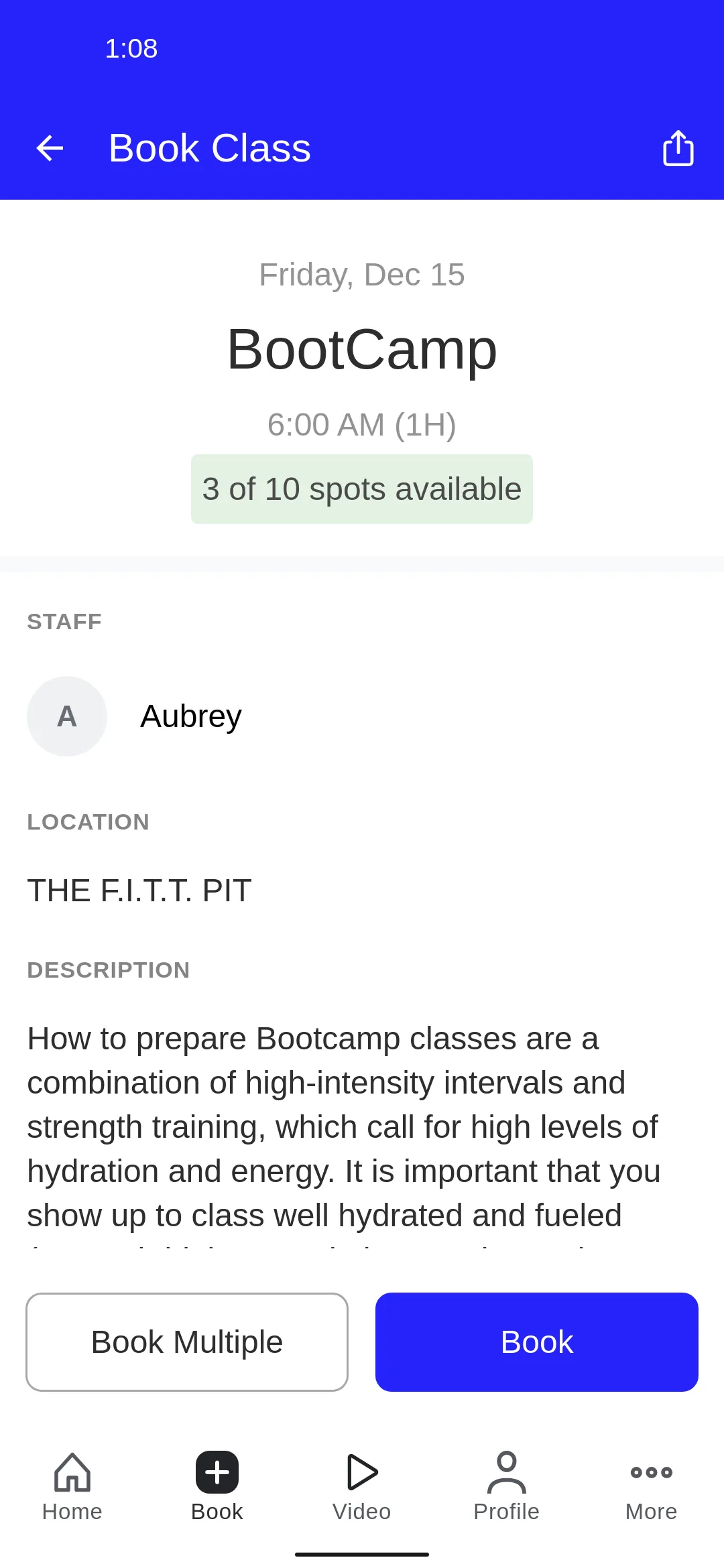 THE F.I.T.T. PIT | Indus Appstore | Screenshot