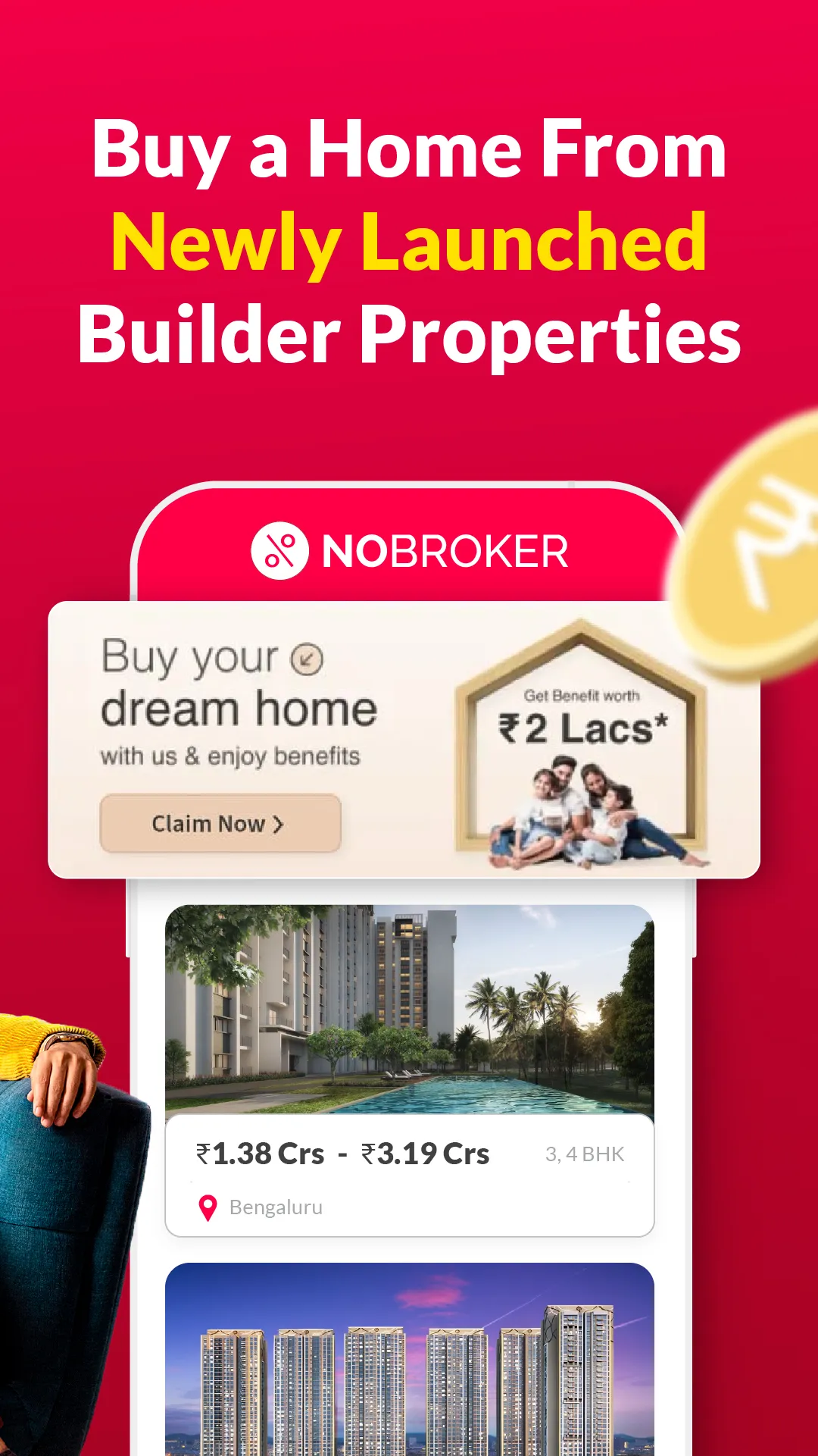 NoBroker Rent, Buy, Sell Flats | Indus Appstore | Screenshot