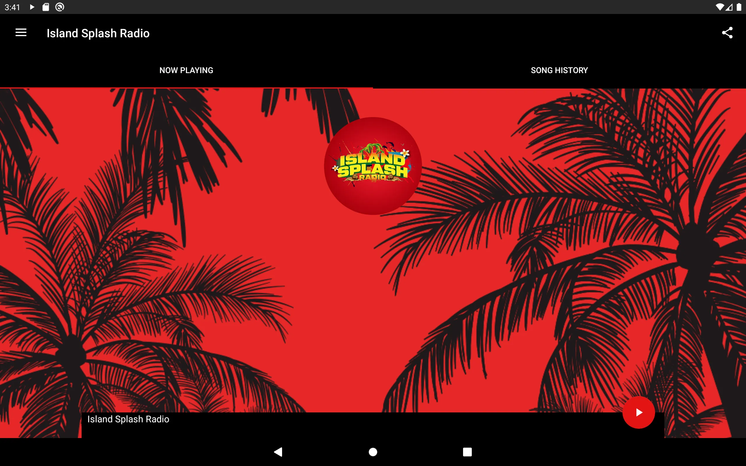 Island Splash Radio | Indus Appstore | Screenshot