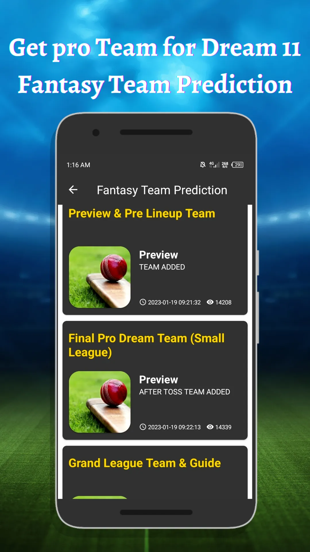 FantasyWarrior: Prediction App | Indus Appstore | Screenshot