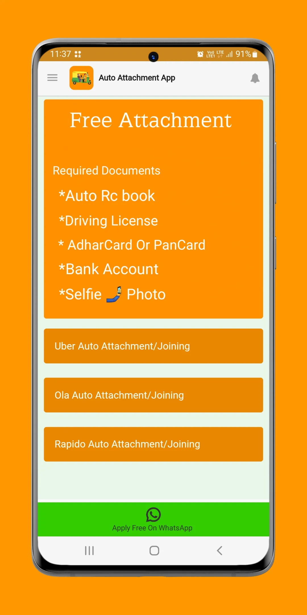 Rapido Ola Uber Attachment | Indus Appstore | Screenshot