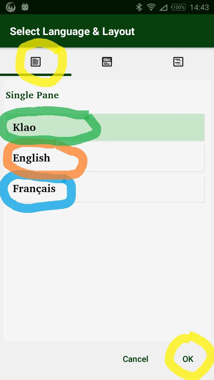 Klao Bible with English | Indus Appstore | Screenshot