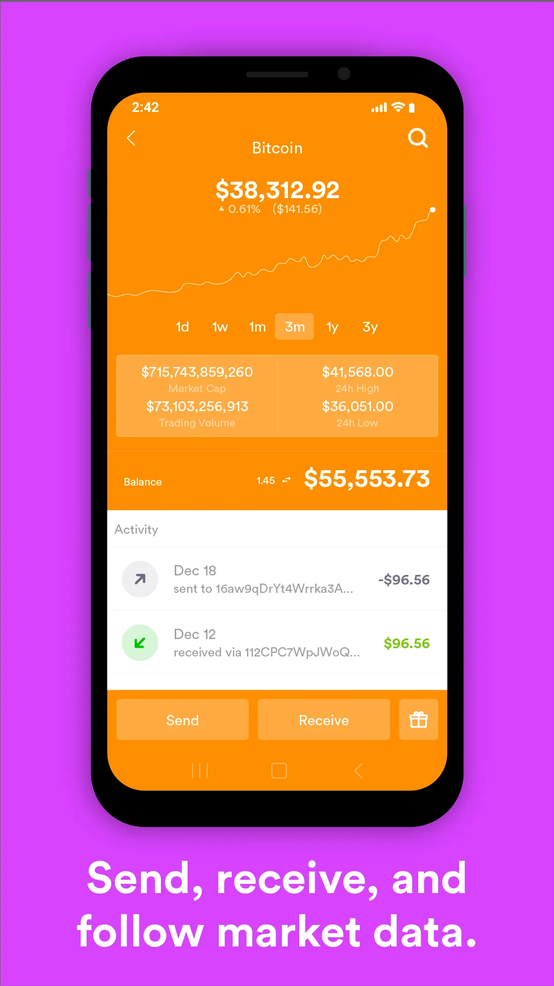 BRD Bitcoin Wallet Bitcoin BTC | Indus Appstore | Screenshot