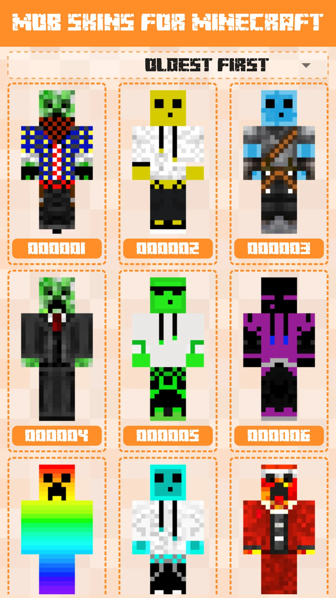 Mob Skins for Minecraft PE | Indus Appstore | Screenshot