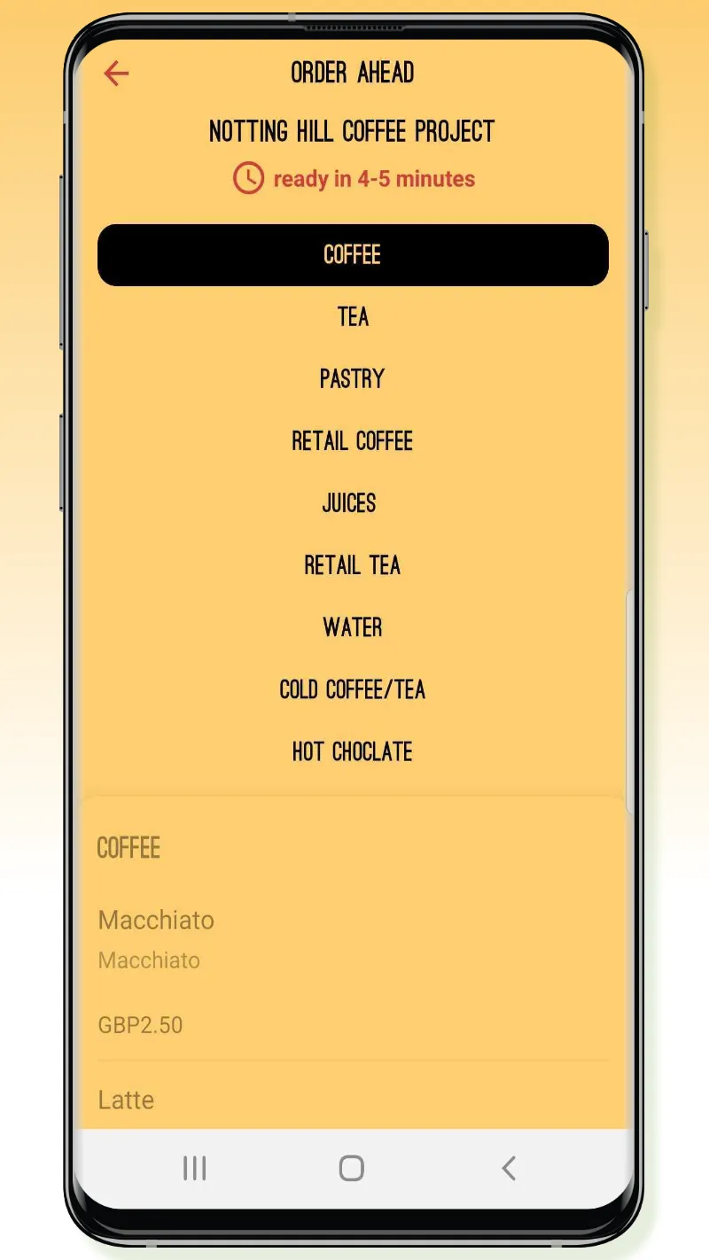 Notting Hill Coffee Project | Indus Appstore | Screenshot