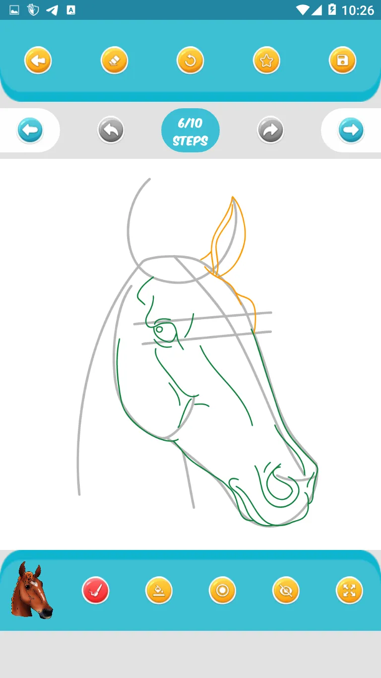 How to Draw Horses Easy lesson | Indus Appstore | Screenshot