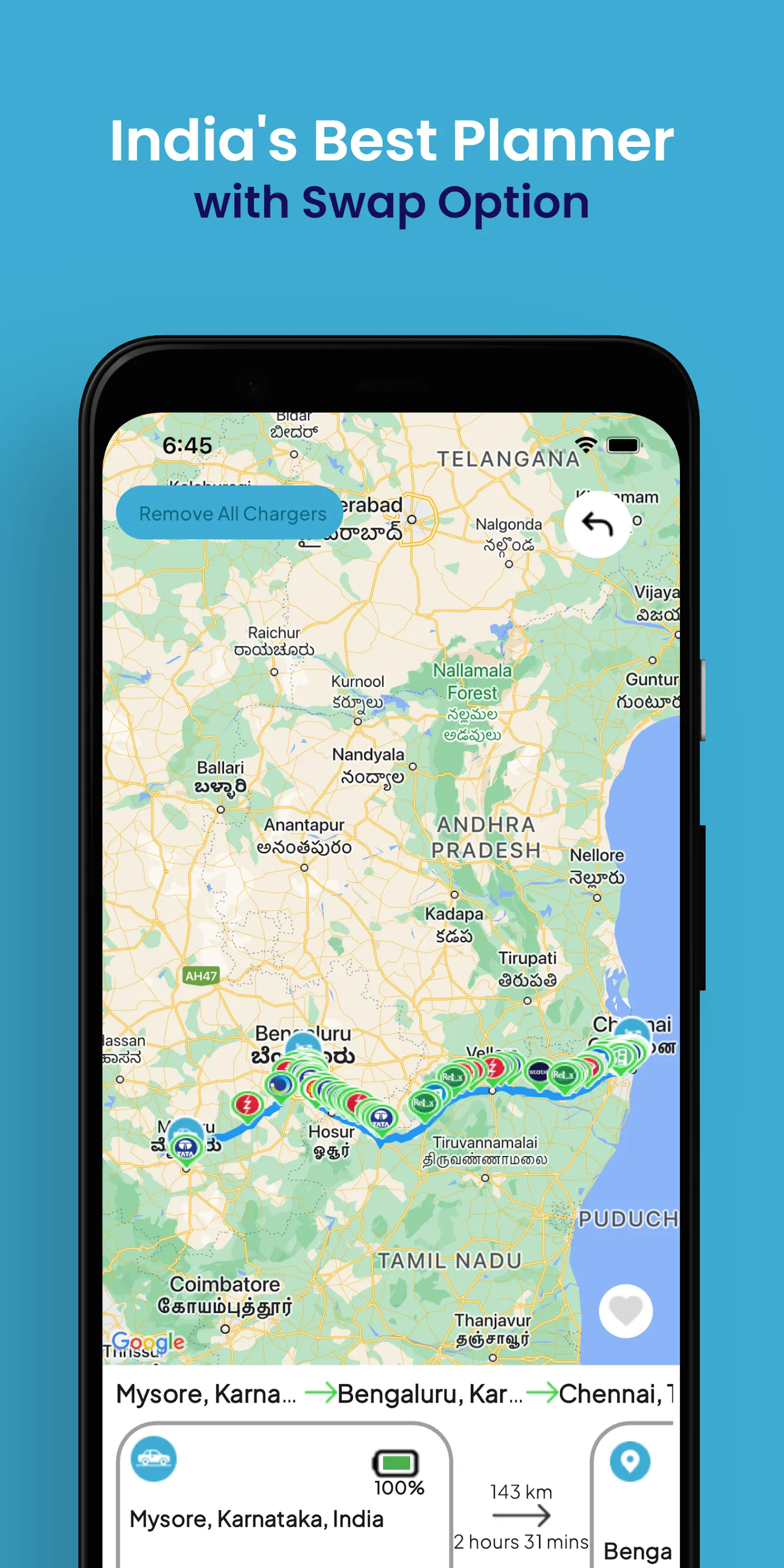 EVarc - EV Charging & Planner | Indus Appstore | Screenshot