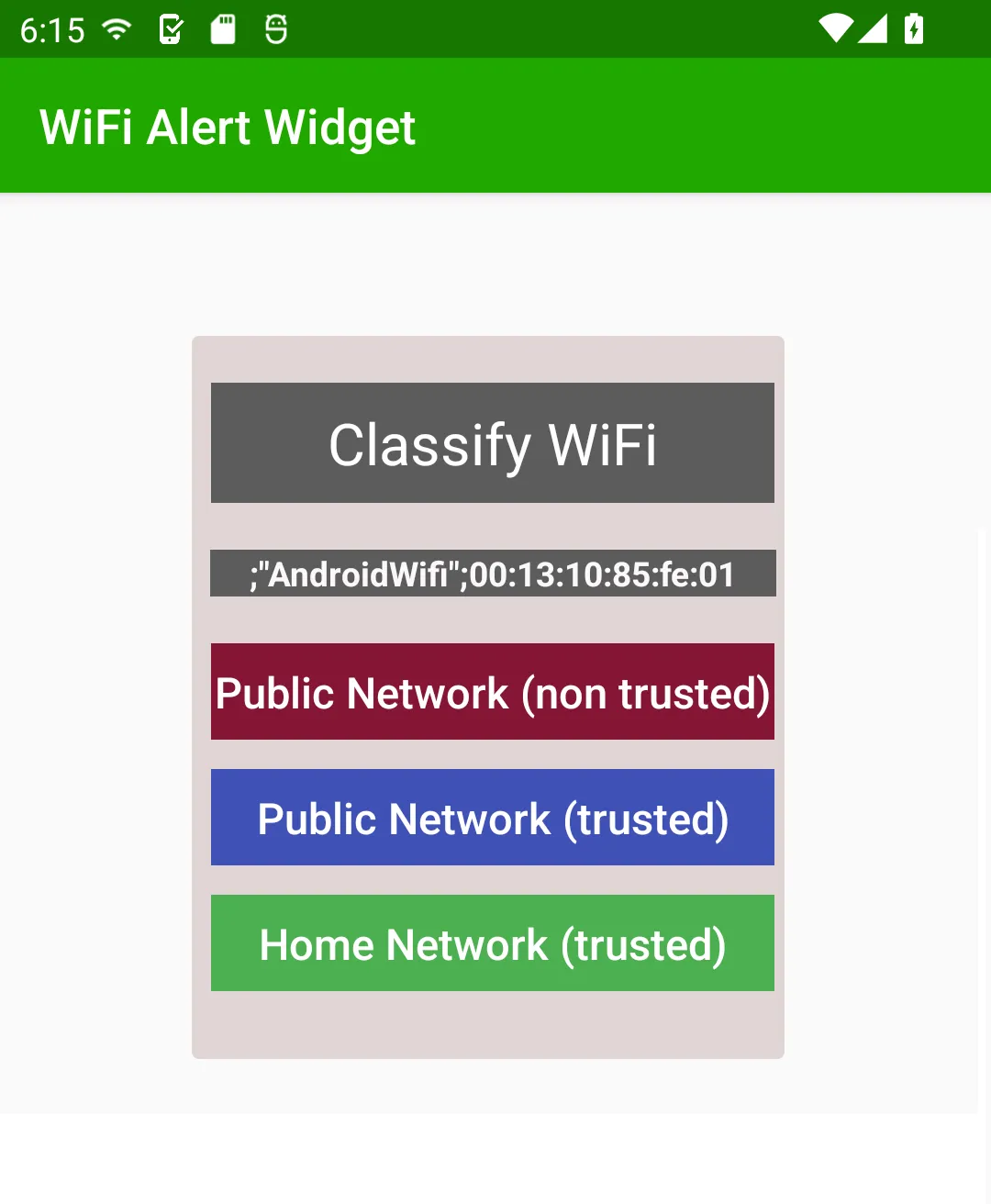 WiFi Alert Widget | Indus Appstore | Screenshot