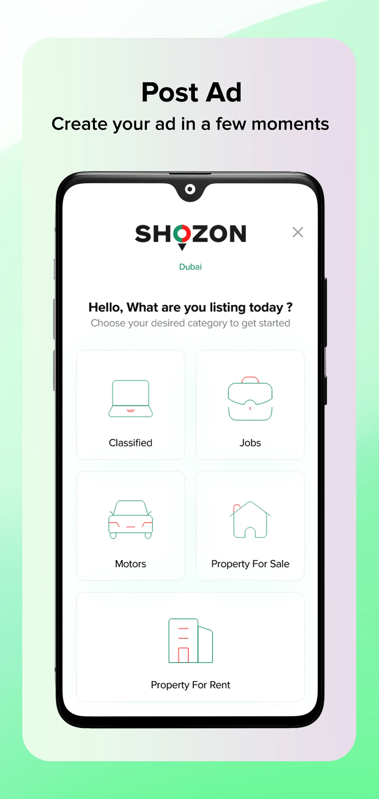 Shozon: UAE’s Buy & sell | Indus Appstore | Screenshot