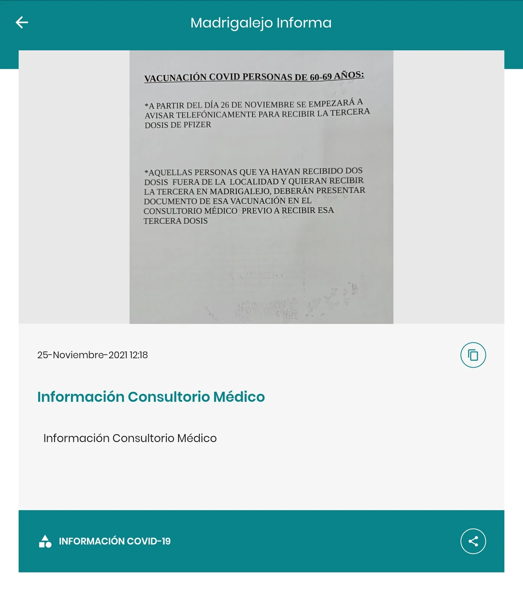 Madrigalejo Informa | Indus Appstore | Screenshot