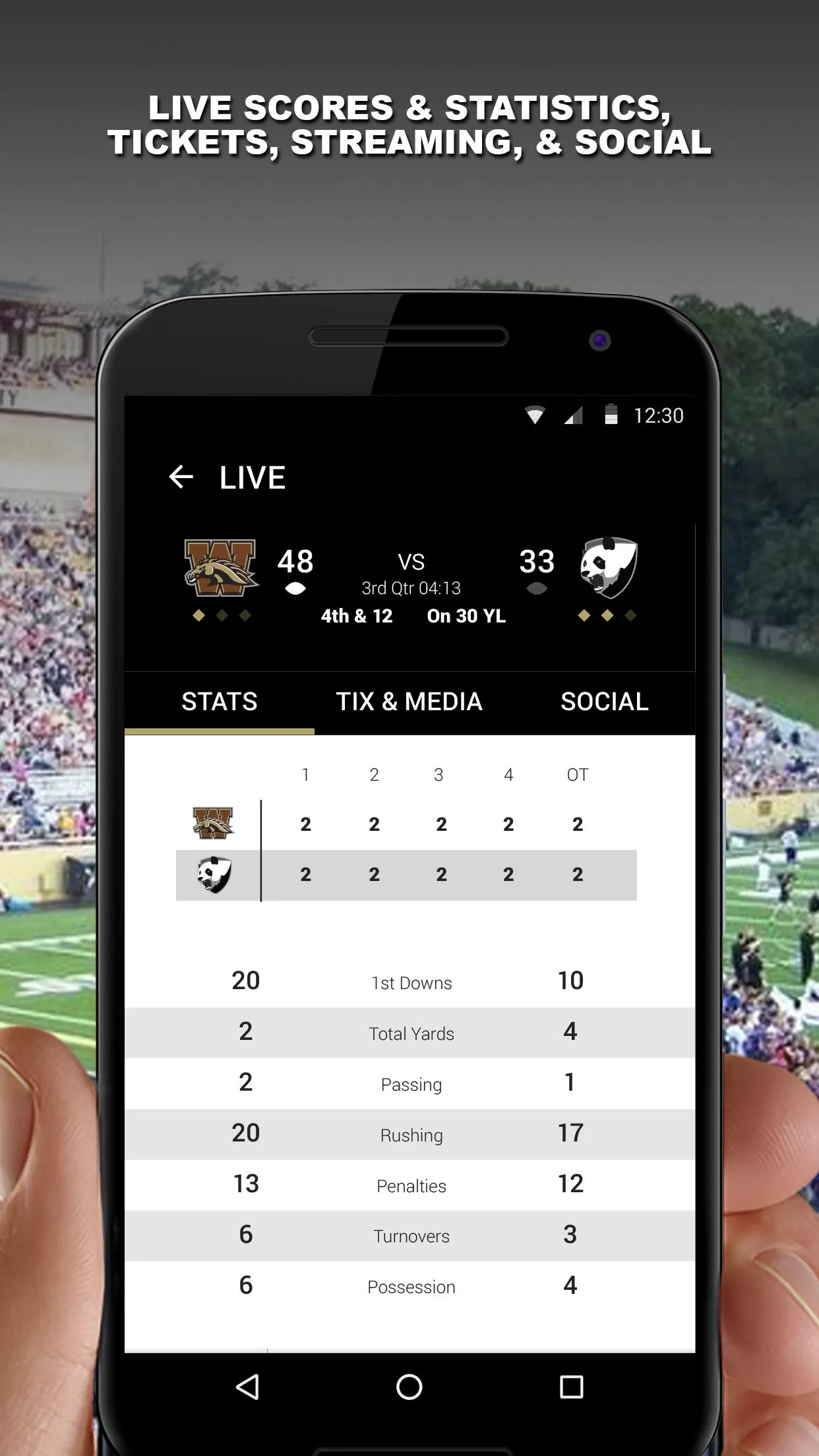 WMU Gameday | Indus Appstore | Screenshot