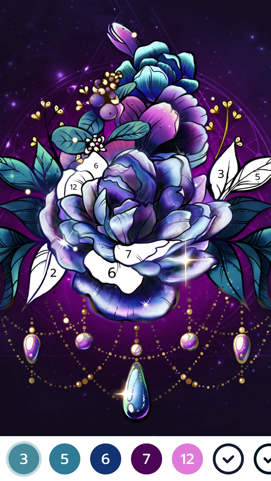 Colorswipes® - Color by Number | Indus Appstore | Screenshot