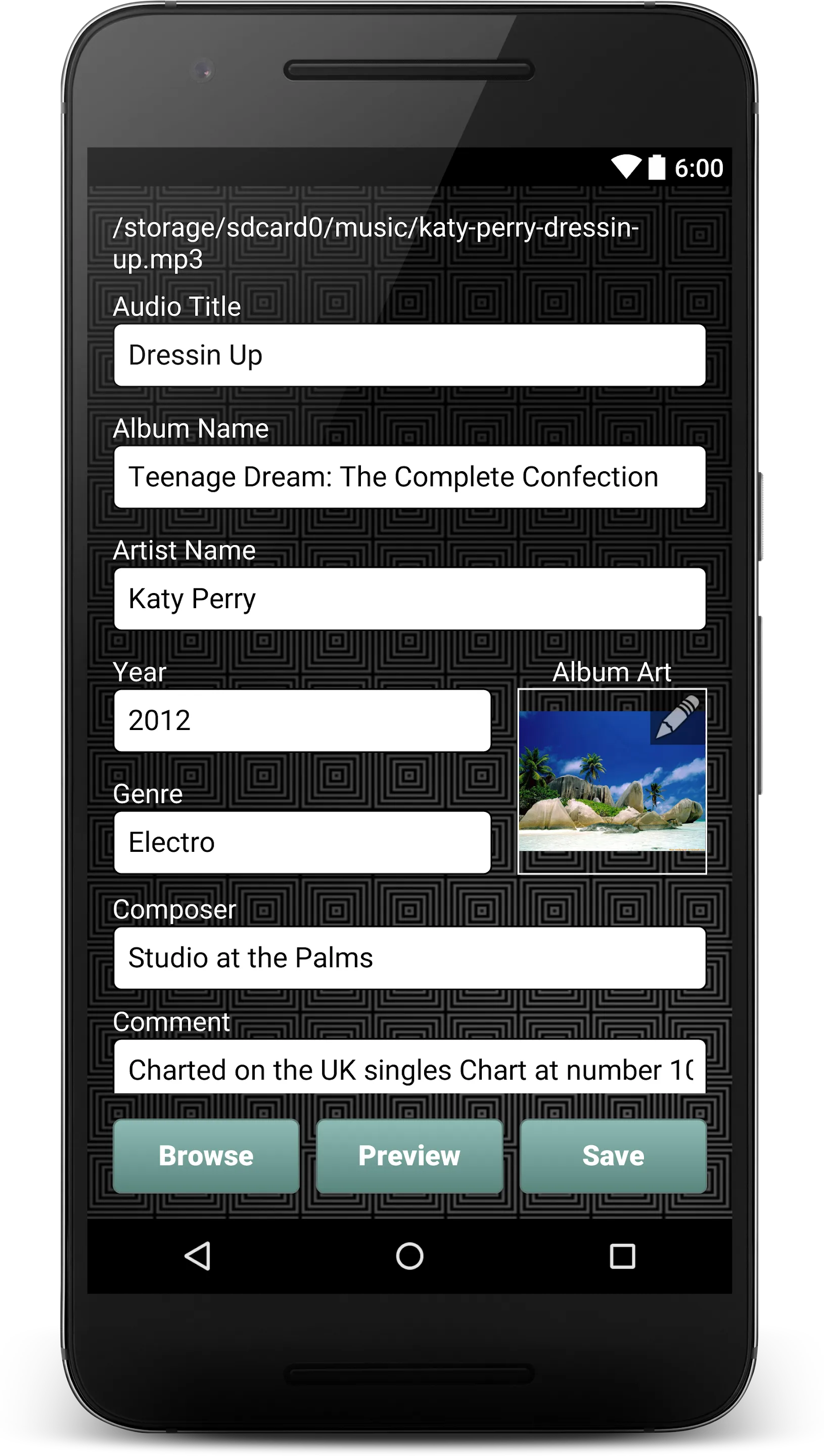 Music Tag Editor - mp3 tagger | Indus Appstore | Screenshot