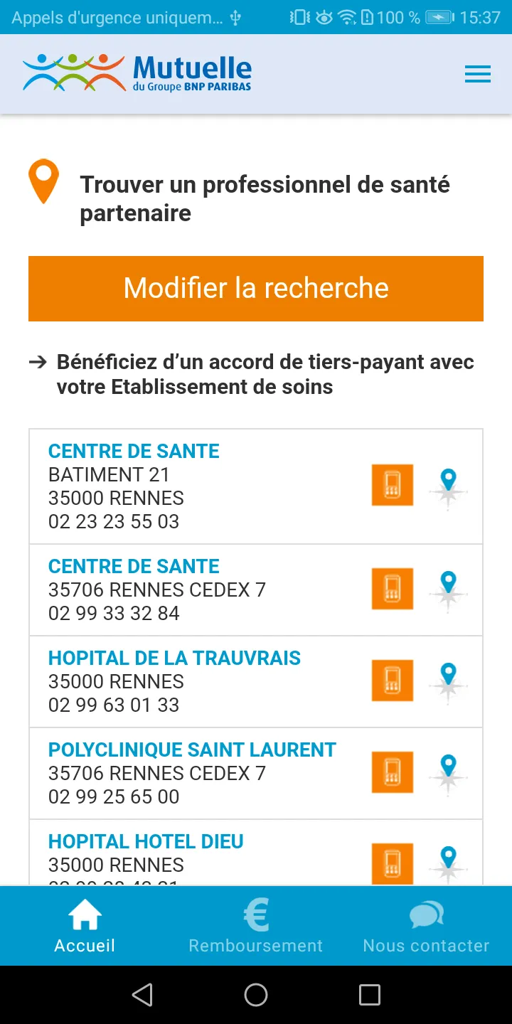 Mutuelle BNP Paribas | Indus Appstore | Screenshot