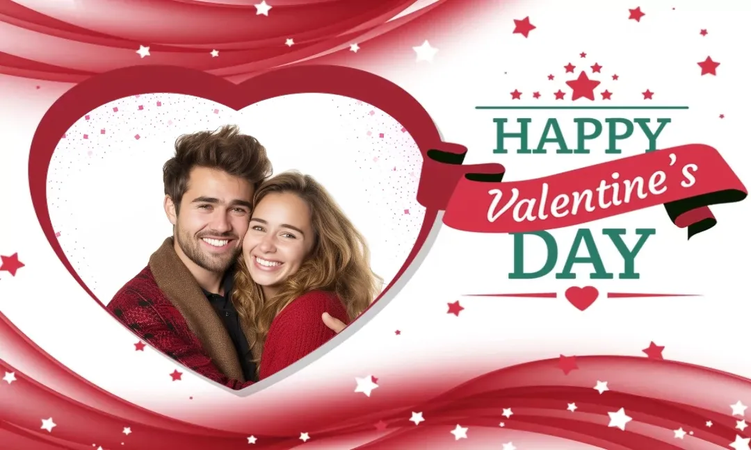 Valentine Day Photo Frame | Indus Appstore | Screenshot