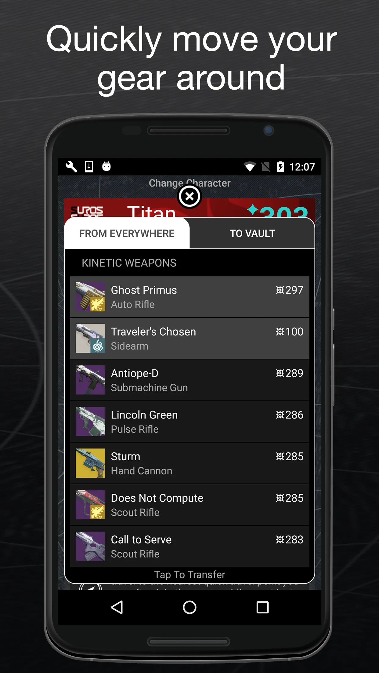 Light Speed for Destiny 2 | Indus Appstore | Screenshot