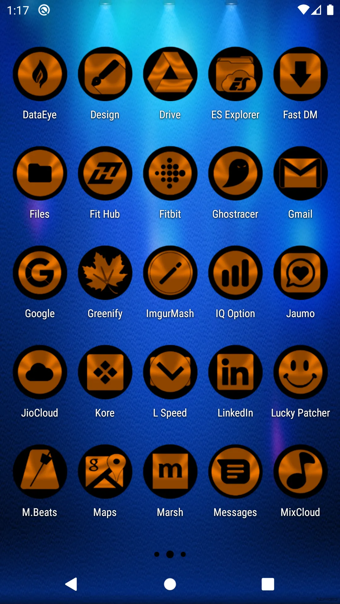 Oreo Orange Icon Pack | Indus Appstore | Screenshot