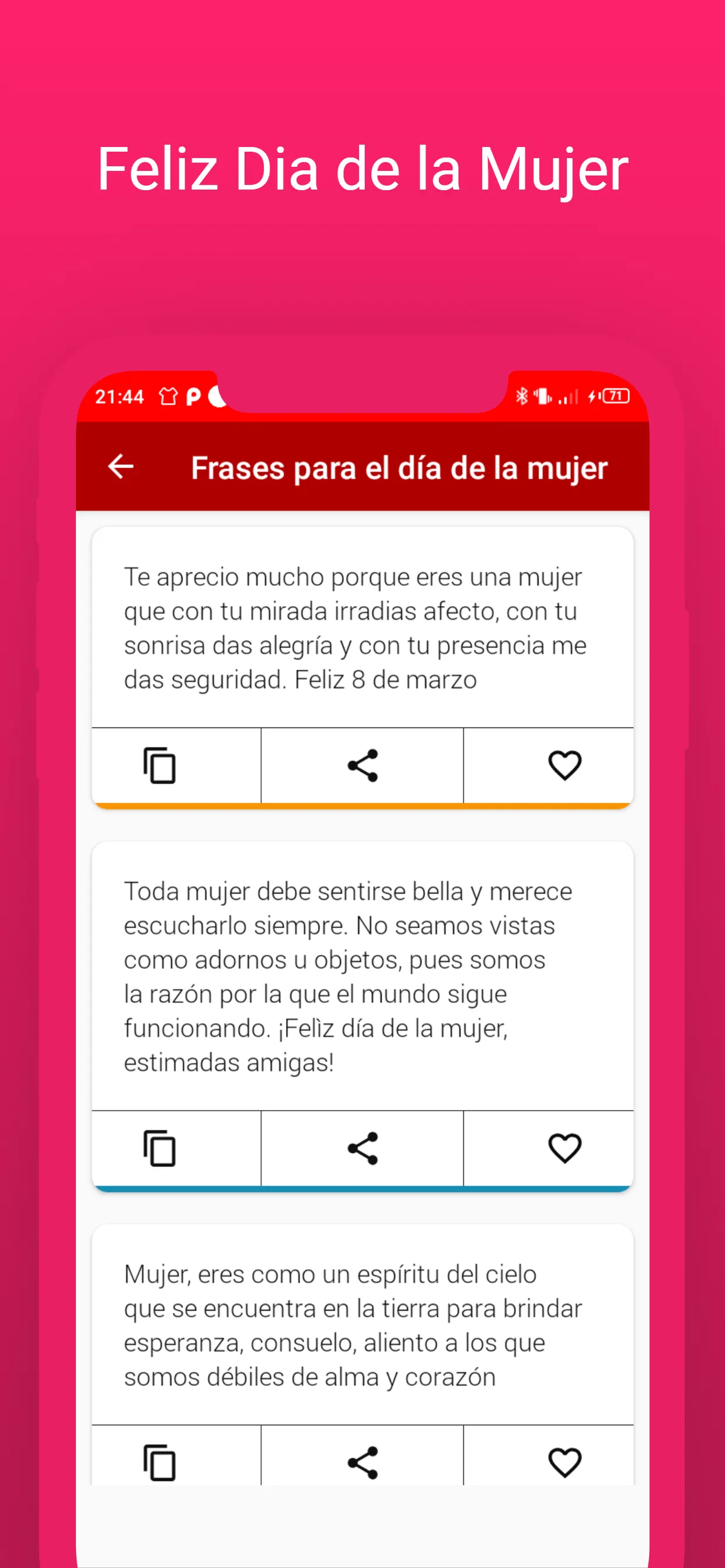 Feliz Dia de la Mujer 2024 | Indus Appstore | Screenshot