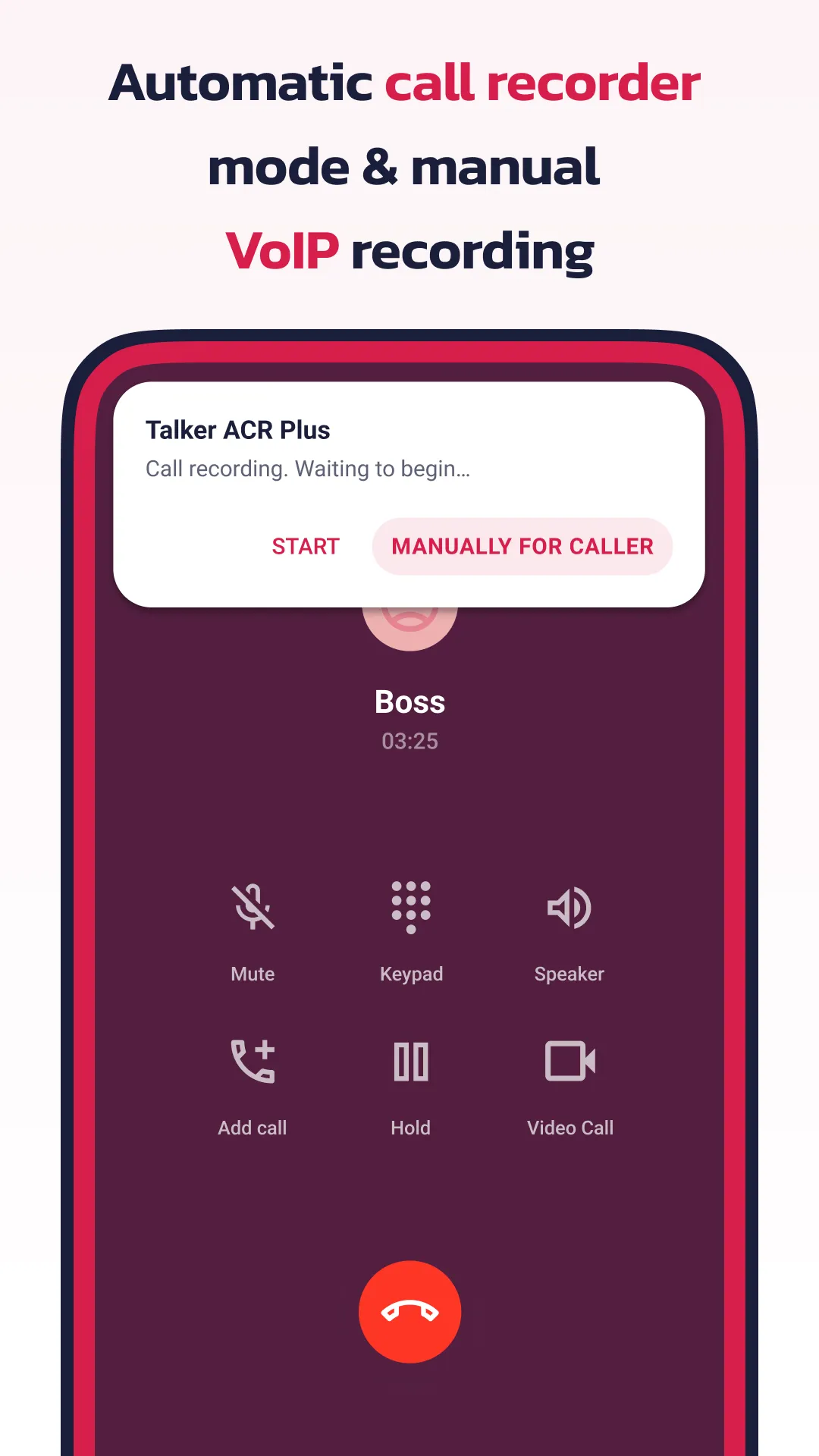 Call Recorder: Talker ACR Plus | Indus Appstore | Screenshot