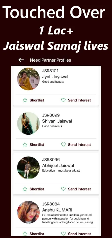 Jaiswal Samaj Matrimonial App | Indus Appstore | Screenshot