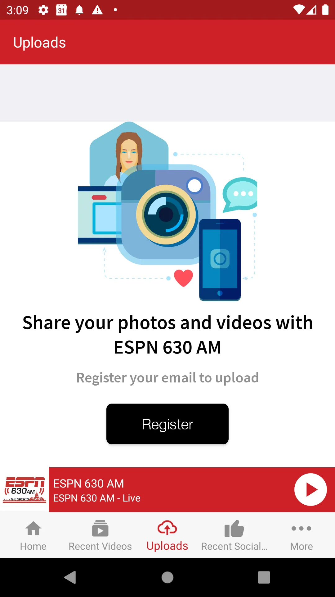 ESPN 630 AM | Indus Appstore | Screenshot