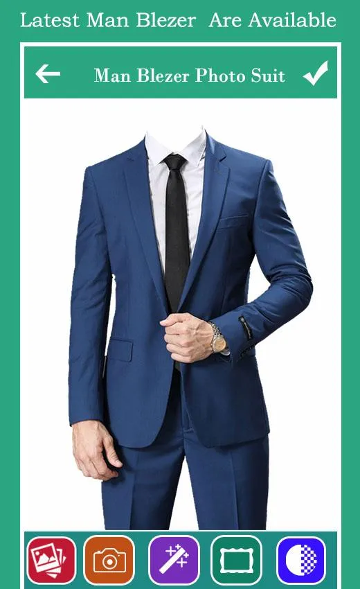 Men Blazer Photo Suit | Indus Appstore | Screenshot