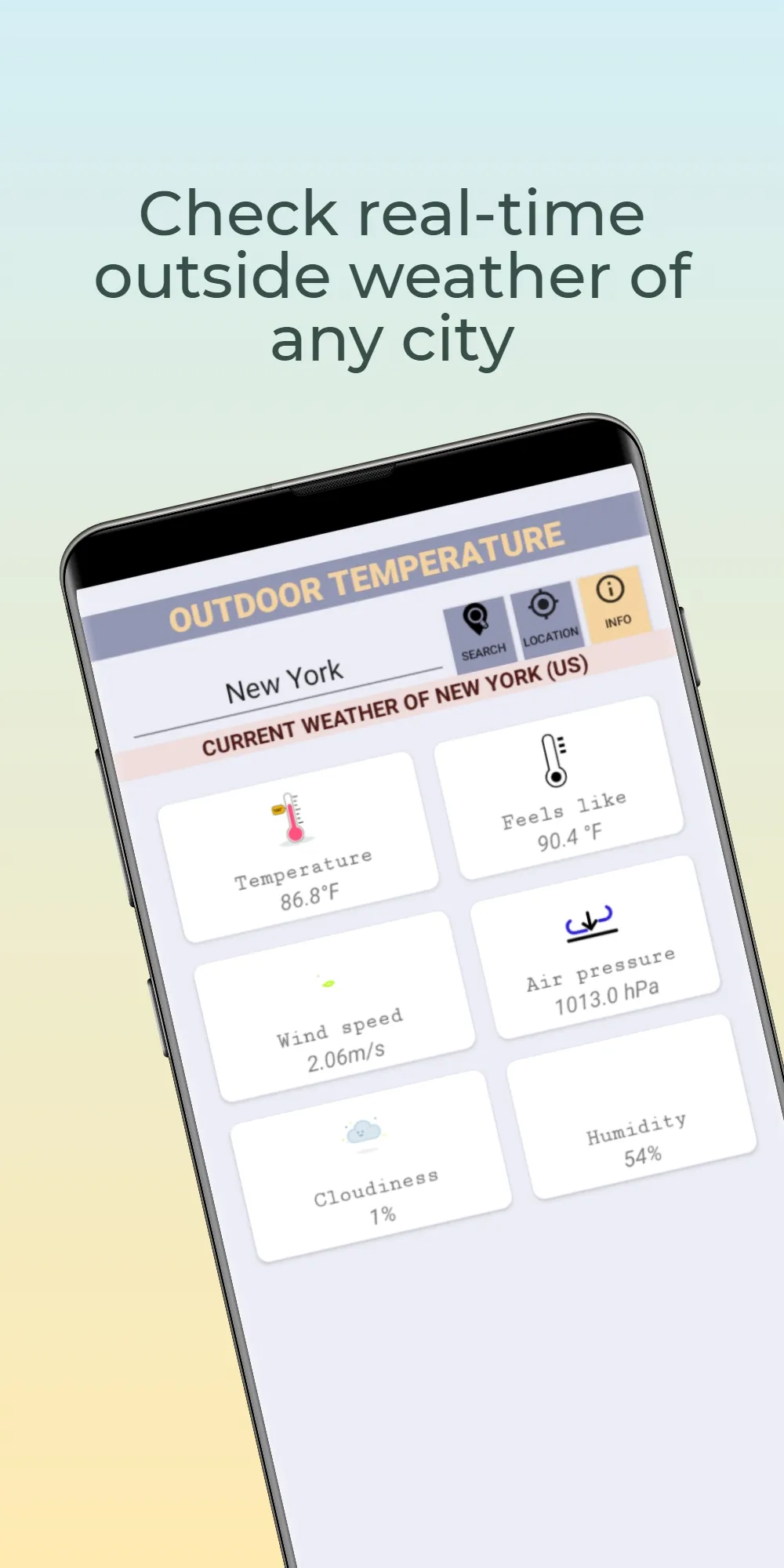 Room Temperature | Real Time | Indus Appstore | Screenshot