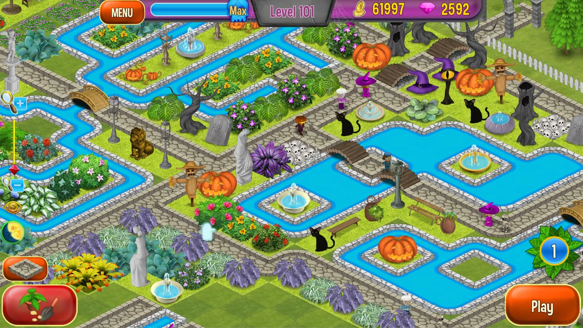 Queen's Garden 3: Halloween | Indus Appstore | Screenshot