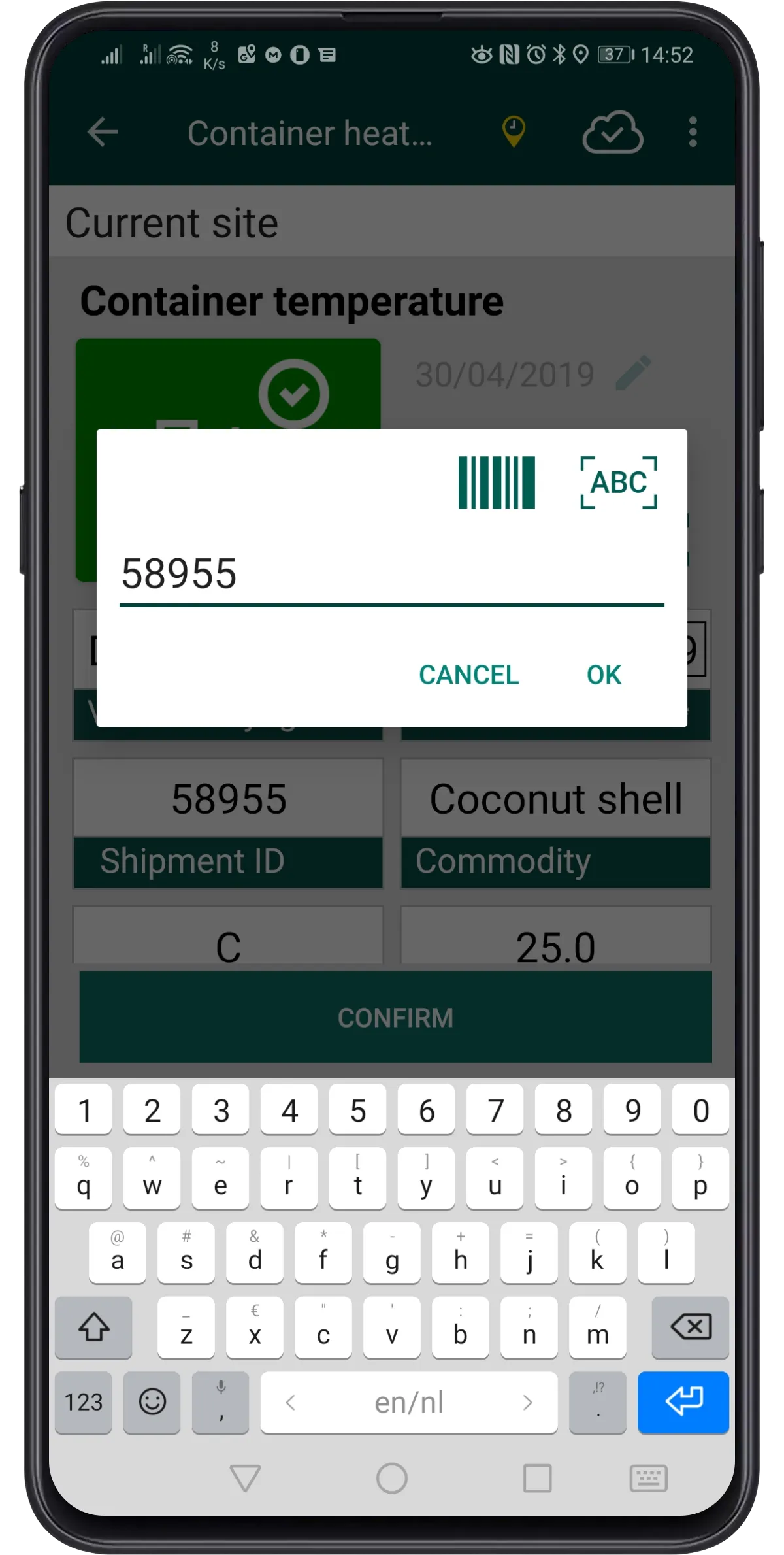 arl Container Heat Monitor | Indus Appstore | Screenshot