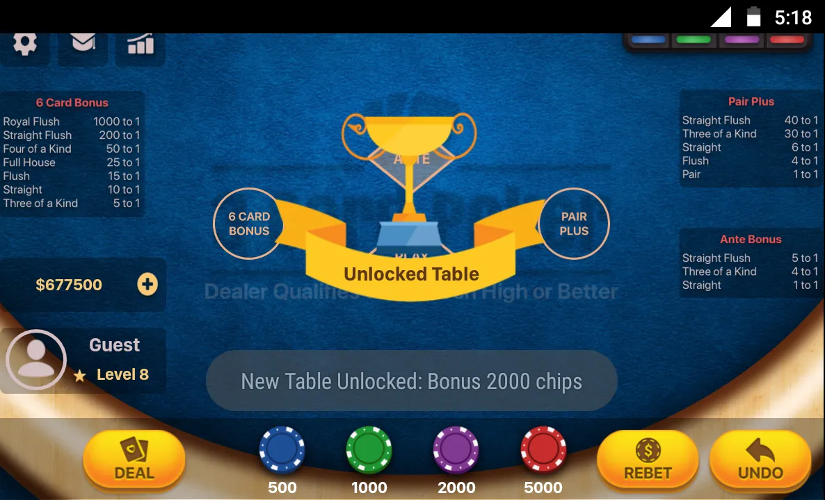 Three Card Poker | Indus Appstore | Screenshot