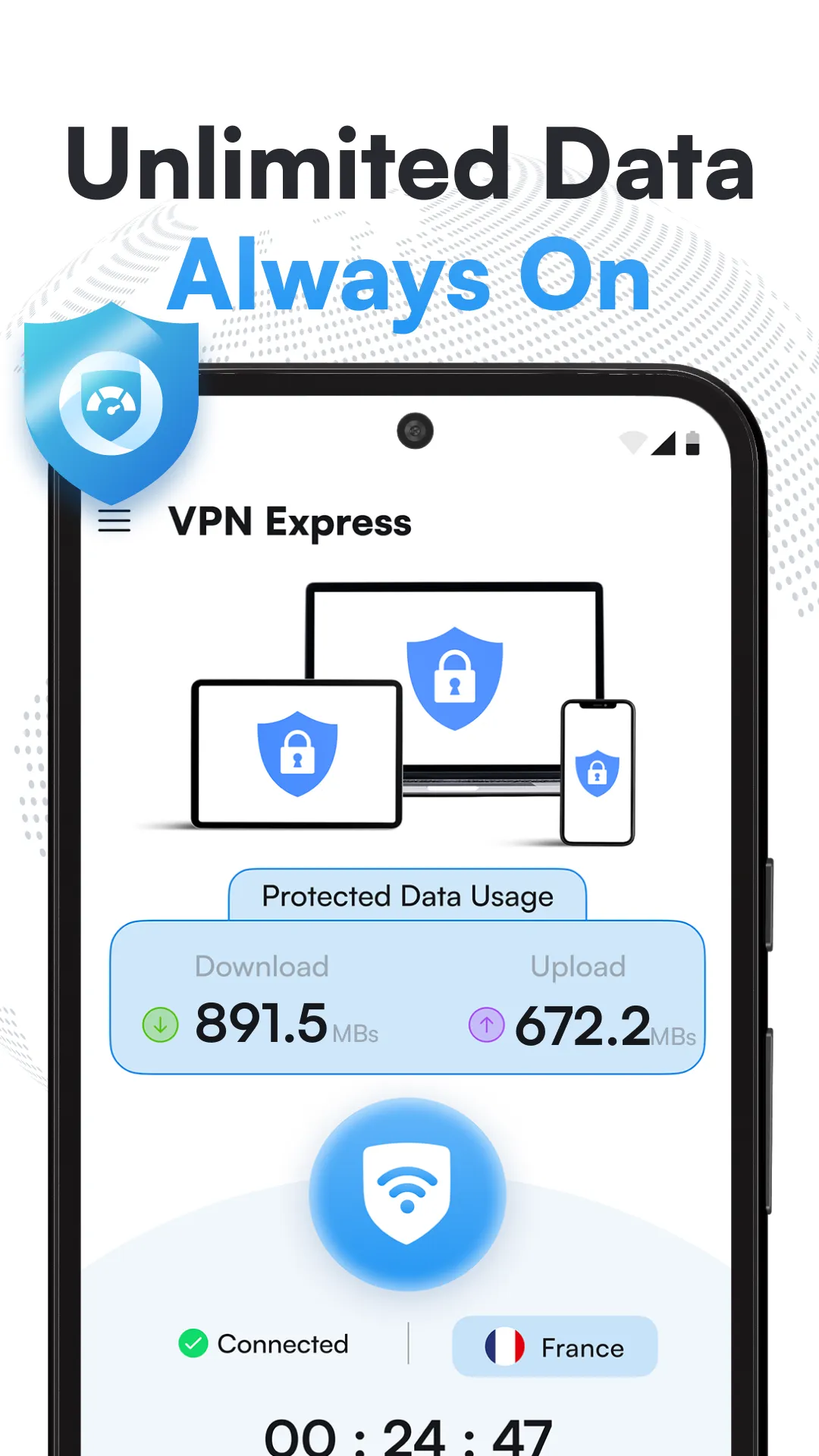VPN Express: Secure & Fast VPN | Indus Appstore | Screenshot