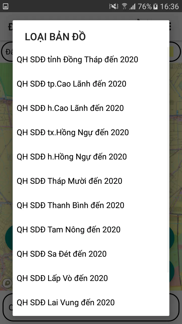 QH sử dụng đất Đồng Tháp | Indus Appstore | Screenshot