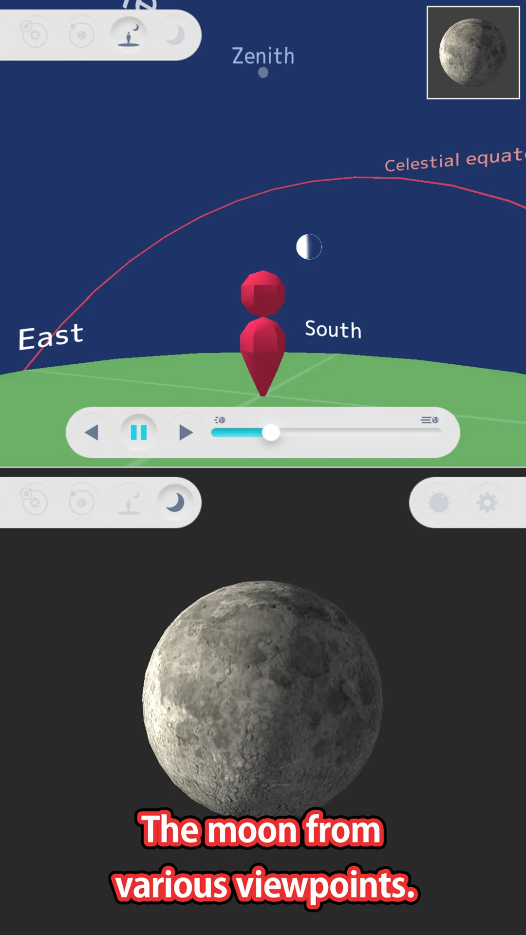 Moon phases assist | Indus Appstore | Screenshot