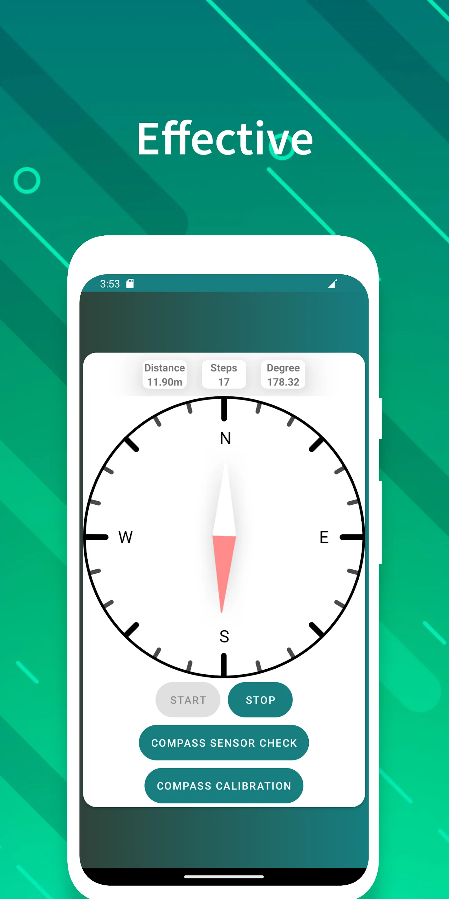 Compass Sensor | Indus Appstore | Screenshot