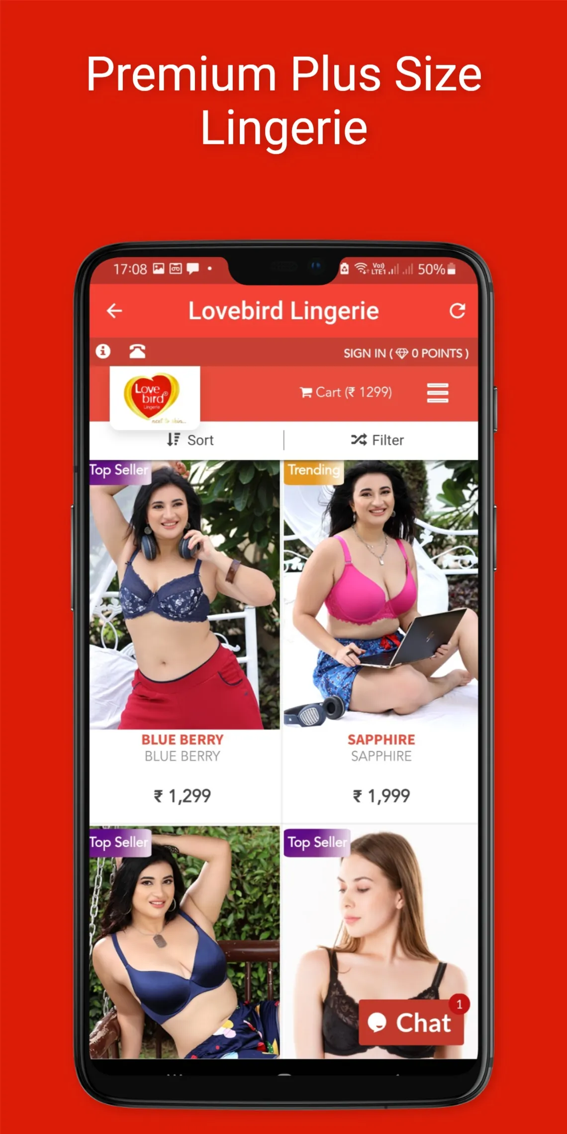 Lovebird Lingerie Buy Online | Indus Appstore | Screenshot