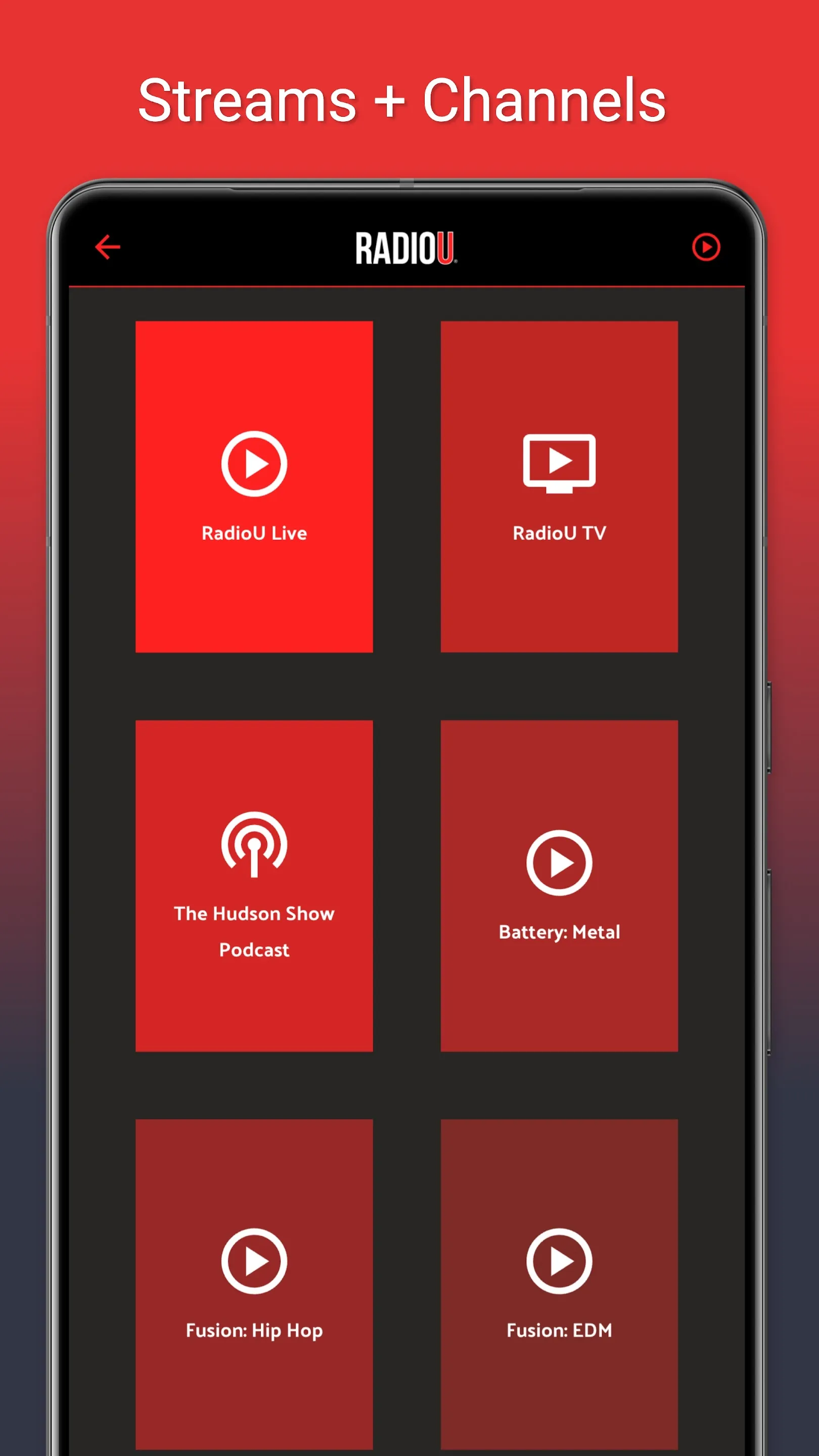 RadioU – Where Music Is Going | Indus Appstore | Screenshot