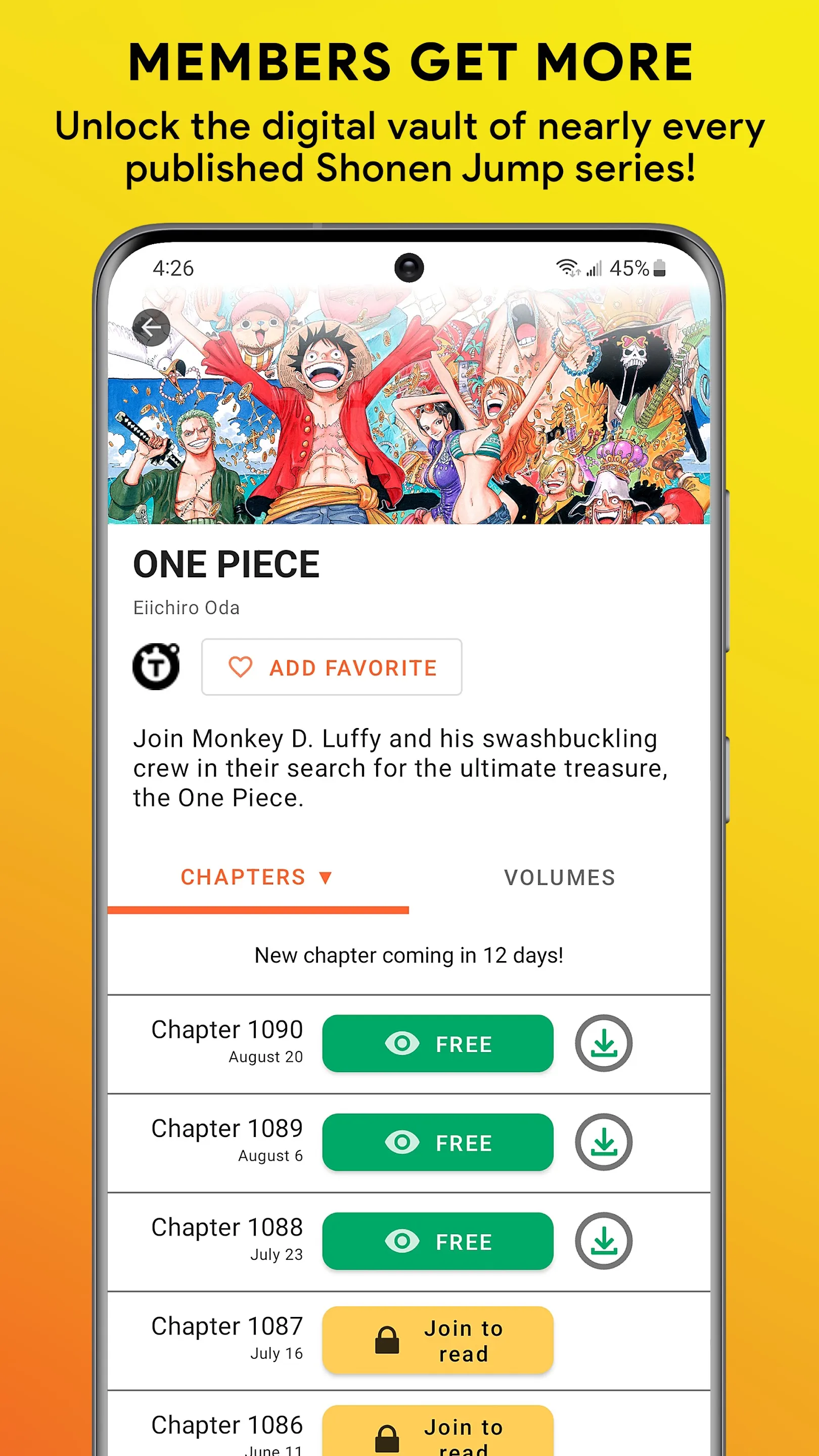 Shonen Jump Manga & Comics | Indus Appstore | Screenshot