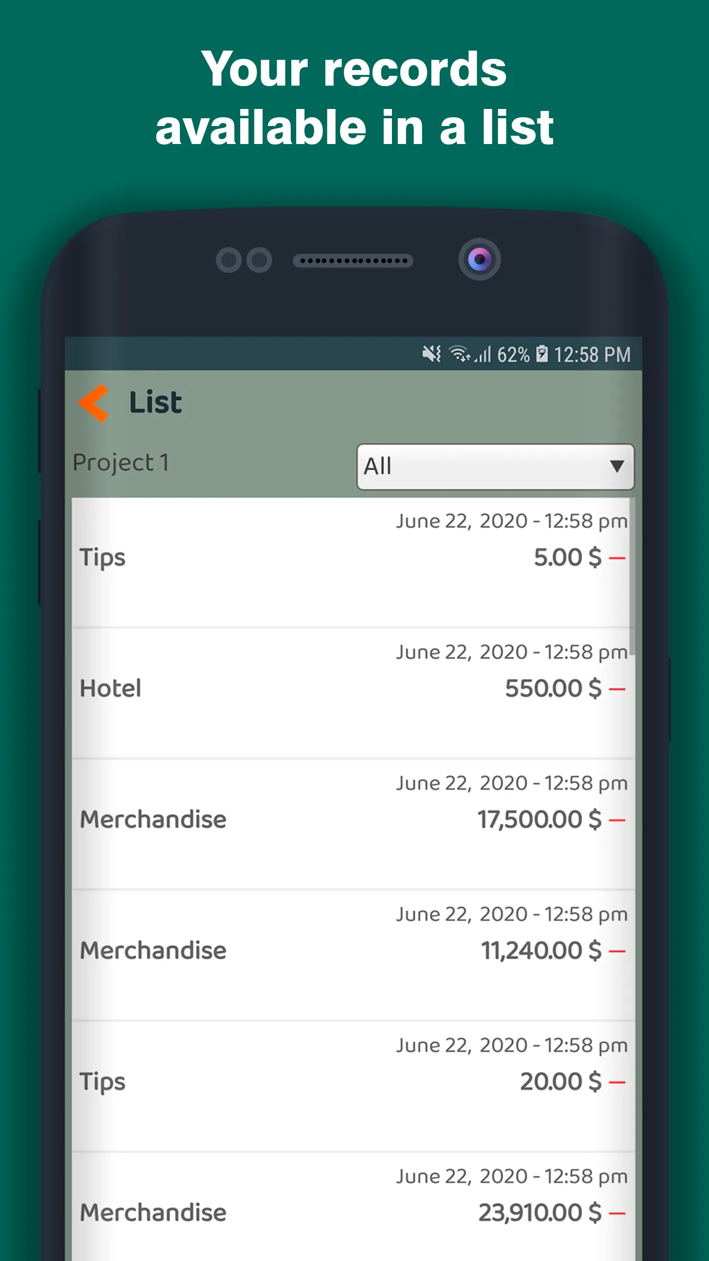 Shopping Expenses | Indus Appstore | Screenshot