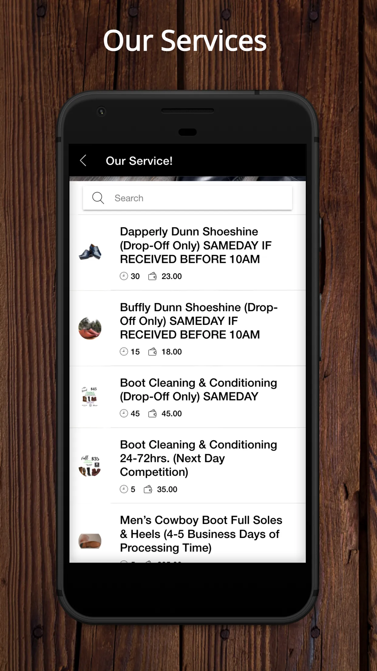 Dapper & Dunn Shoe Boot Repair | Indus Appstore | Screenshot