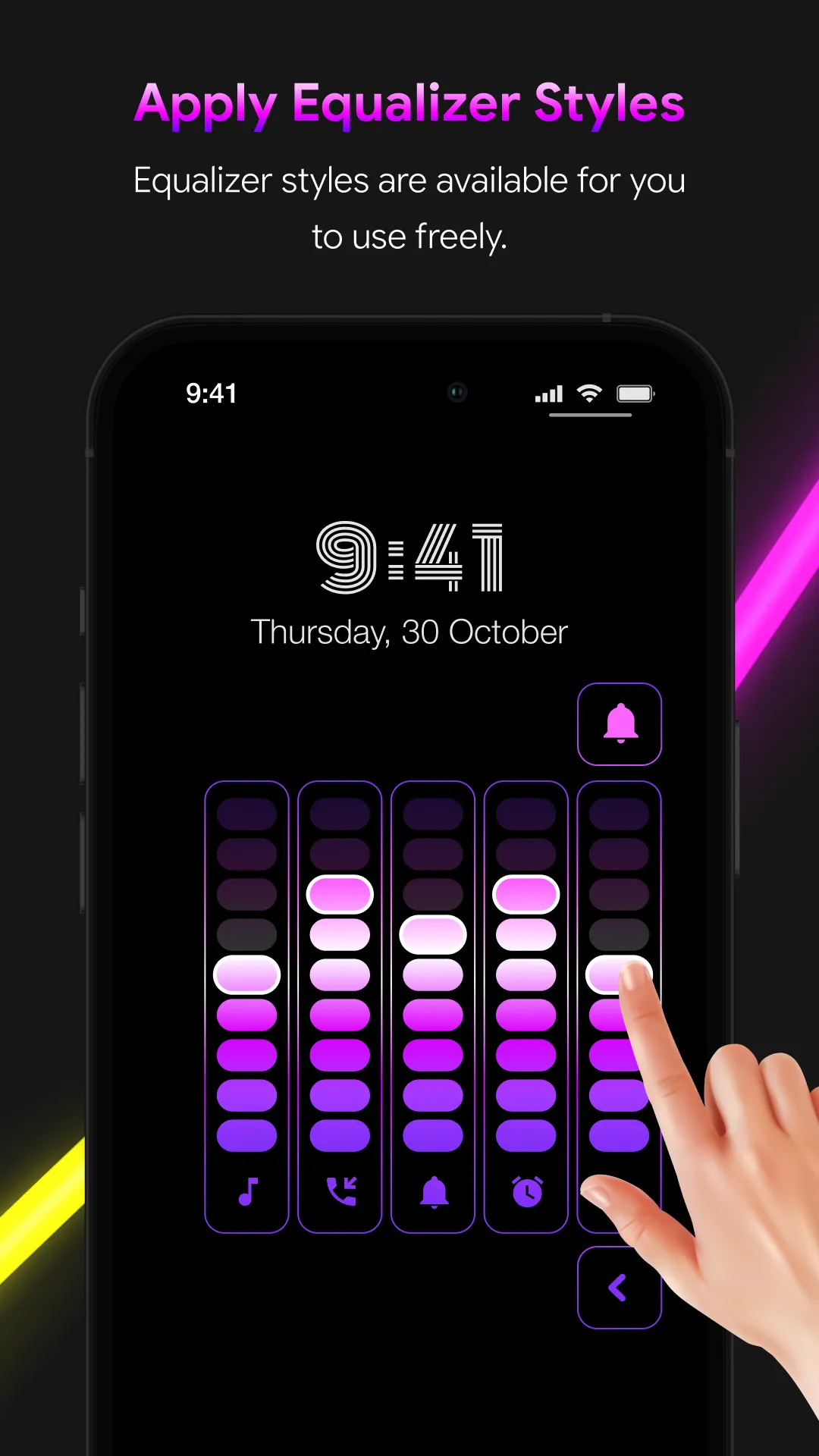 Neon LED Volume - Volume Style | Indus Appstore | Screenshot