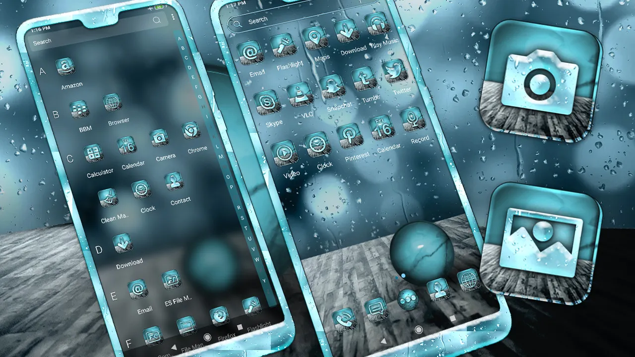 Bokeh Glass Effect Theme | Indus Appstore | Screenshot