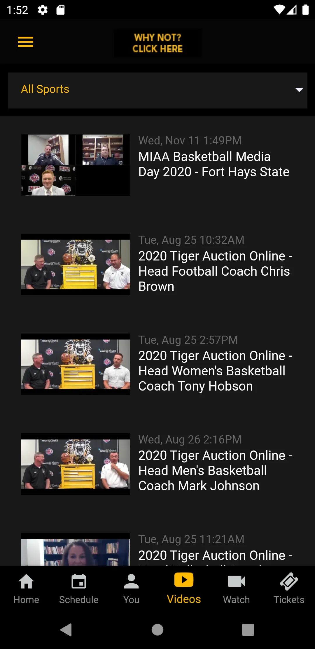 Fort Hays State Athletics | Indus Appstore | Screenshot