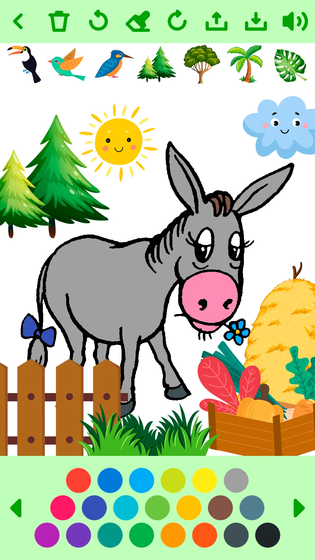 Kids Coloring Book & Stickers | Indus Appstore | Screenshot