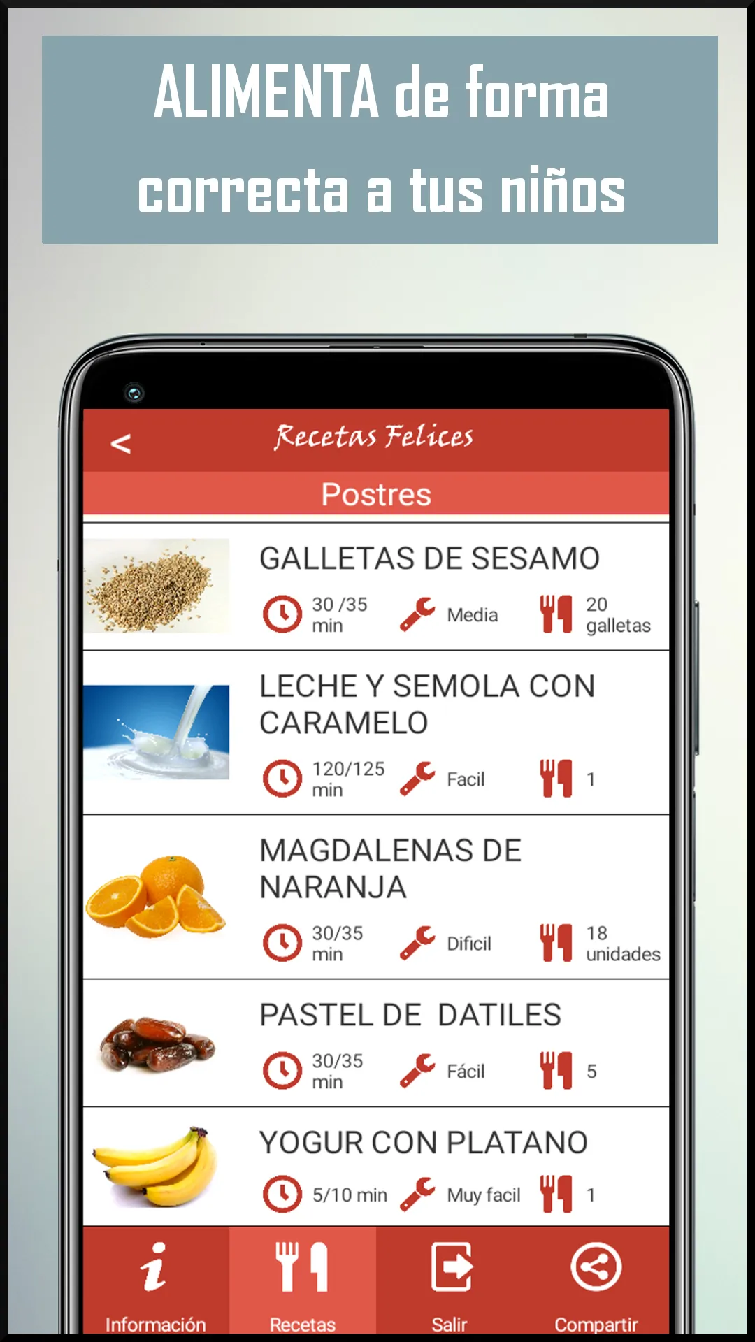 Recetas felices BLW | Indus Appstore | Screenshot