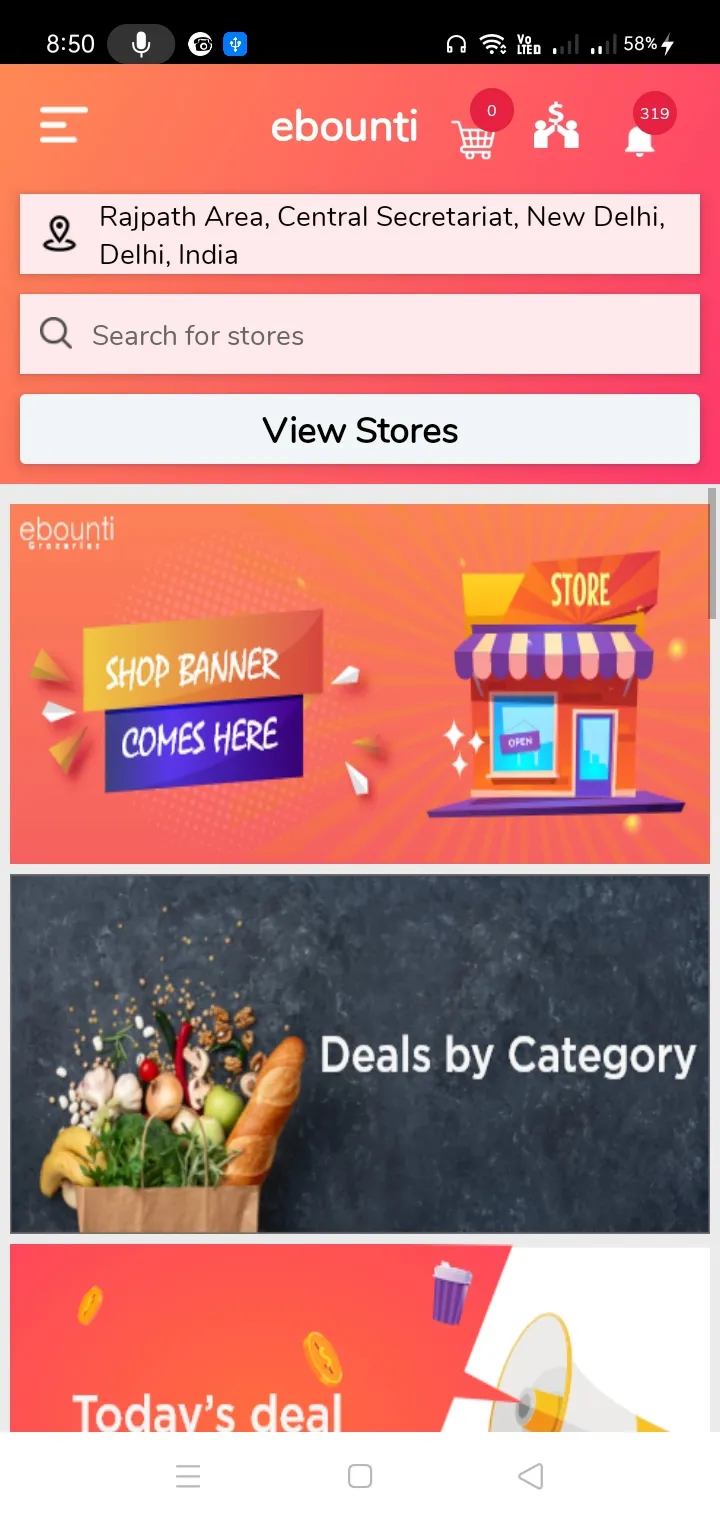 ebounti Customer | Indus Appstore | Screenshot