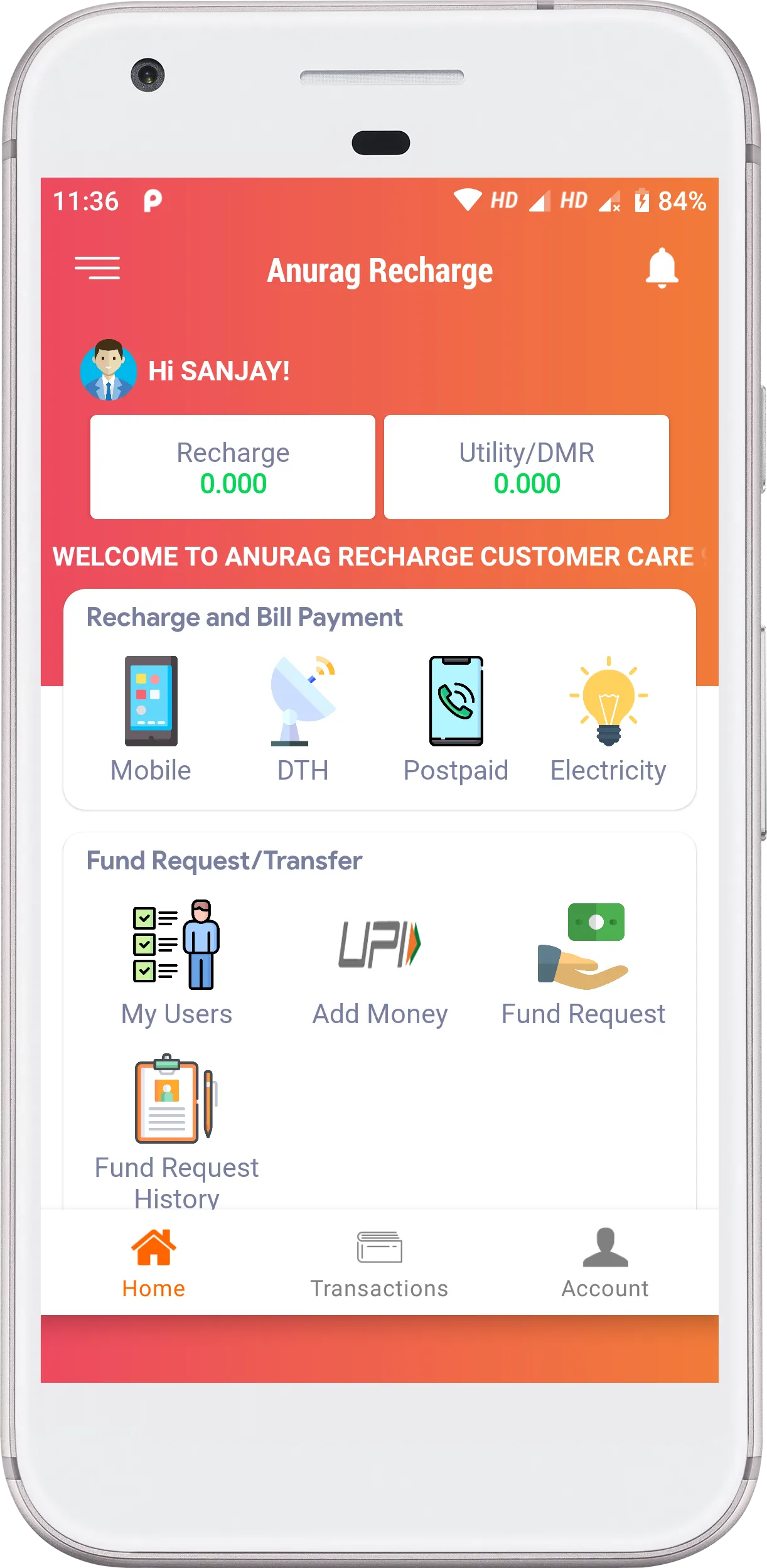 Anurag Recharge | Indus Appstore | Screenshot