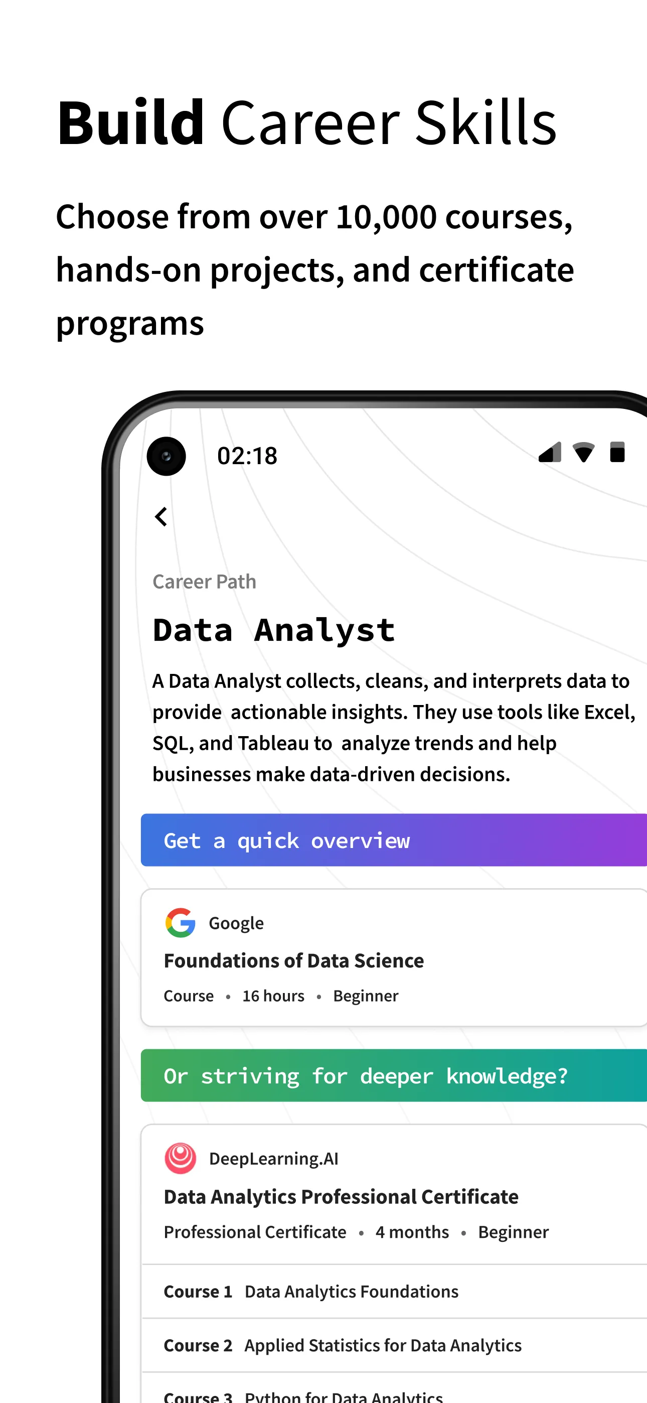 Coursera: Grow your career | Indus Appstore | Screenshot